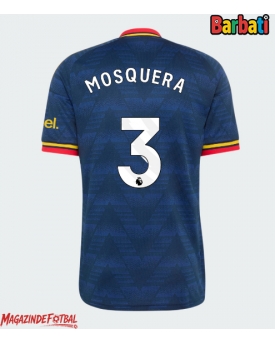 Arsenal Cristhian Mosquera #3 Tricou Fotbal Replică 2026-27 Barbati Deplasare Arsenal Cristhian Mosquera #3 Tricou Fotbal Replică 2026-27 Barbati Deplasare